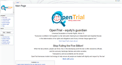 Desktop Screenshot of opentrial.info
