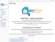 Tablet Screenshot of opentrial.info